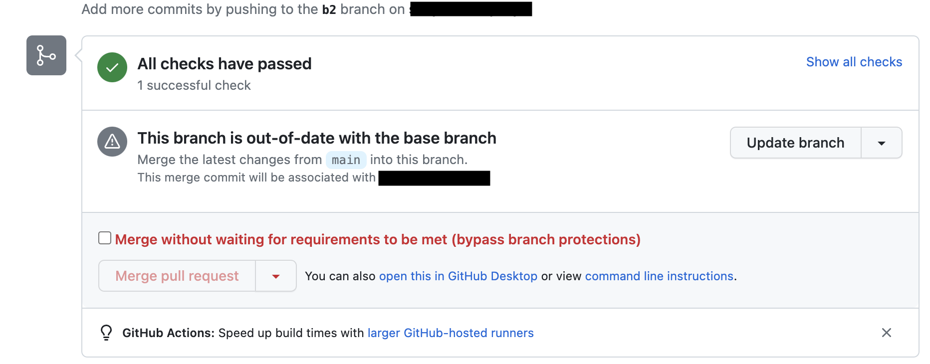 Recommended Branch Protection Settings