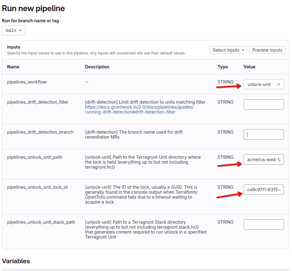 GitLab Unlock Unit Workflow